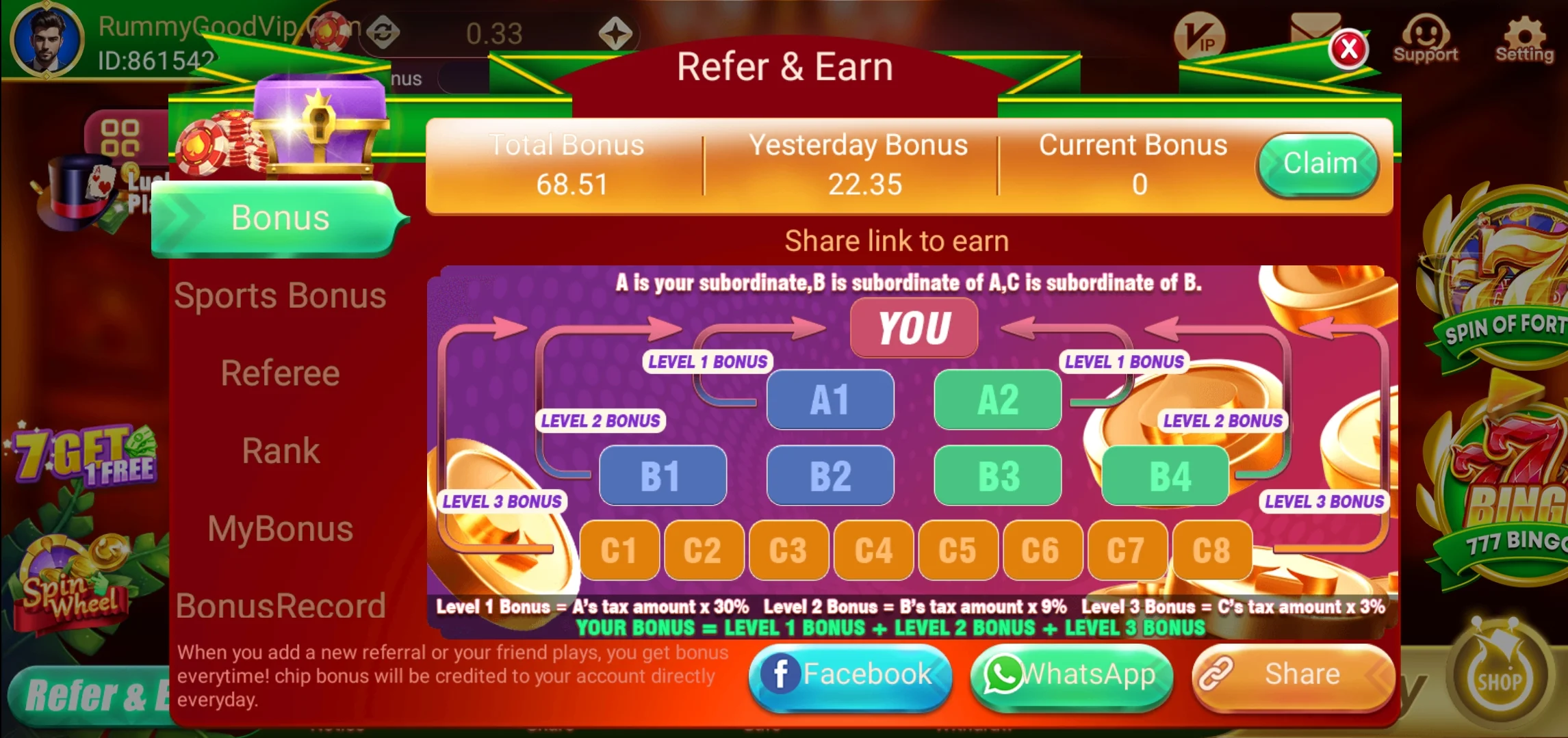 Rummy Good Refer Earn